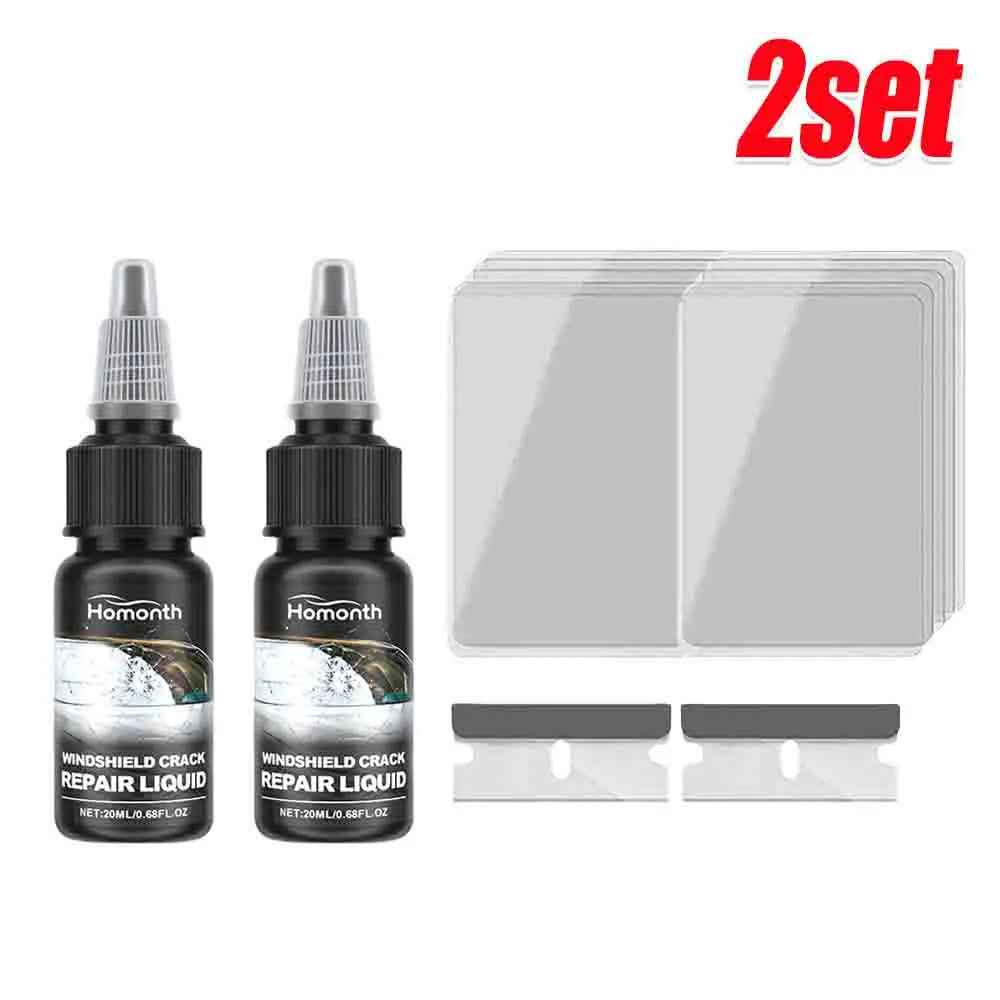 1-5Pcs 20ml Car Windshield Crack Repair Fluid 20ml Gone Crack Glass Windshield Repair Kit Windscreen Glass Scratch Crack Restore