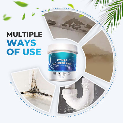 100g Transparent Waterproof Coating for Indoor & Outdoor, Rooftop Bathroom Toilet Wall Leak Waterproofing Filling Sealing Agent